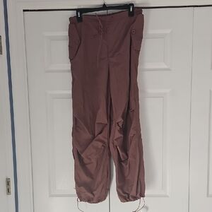 Ladies MAUVE Casual Light WEIGHT Pants, Pull On. Adjustable Leg Shape & Length